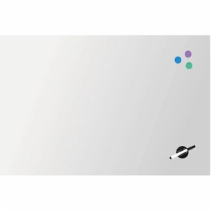 Офісна дошка Axent скляна магнітно-маркерна 60х90 см, біла (9615-21-А) зображення 1