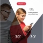 Стекло защитное Intaleo Privacy Apple iPhone XS Max/11 Pro Max Black (1283126621352) - уменьшенное изображение 4