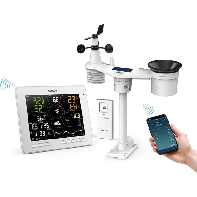 Метеостанція Sencor SWS16600WIFI - зображення 6