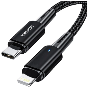 Дата кабель USB-C to Lightning 0.5m 20W black Essager (EXCTL-CGB01) зображення 1