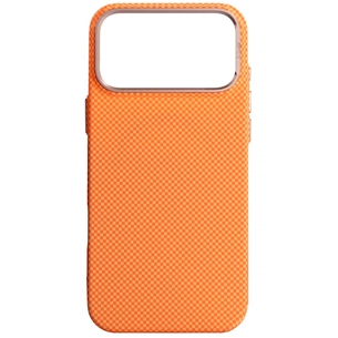 Чохол до мобільного телефона Armorstandart LikeCarbon2 SE MagCase Apple iPhone 17 Pro Max Kevlar Orange Rose Gold (ARM89169) зображення 1