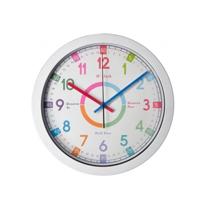 Настінний годинник Optima Emotion пластиковий, білий (O52113) зображення 1