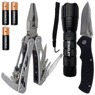 Мультитул Stanley MULTI-TOOL 12 in 1 + складаний ніж + ліхтарик (STHT81502-0) зображення 1