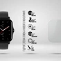 Пленка защитная Armorstandart Matte hydrogel Amazfit GTS 2 6 pcs (ARM91965) - уменьшенное изображение 2