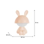Нічник Kite Світильник LED з акумулятором Cute Bunny, персиковий (K25-316-1-4) - зменшене зображення 6