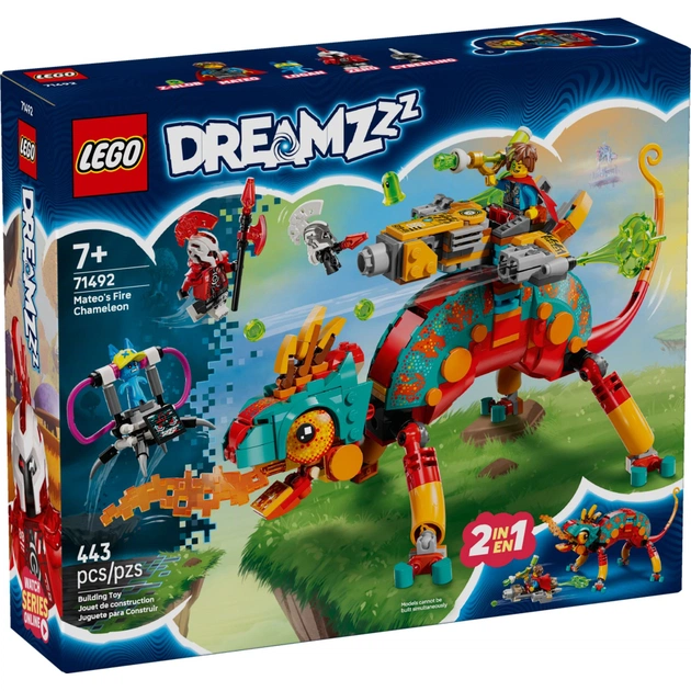Конструктор LEGO DREAMZzz Вогняний хамелеон Матео (71492) - зображення 1