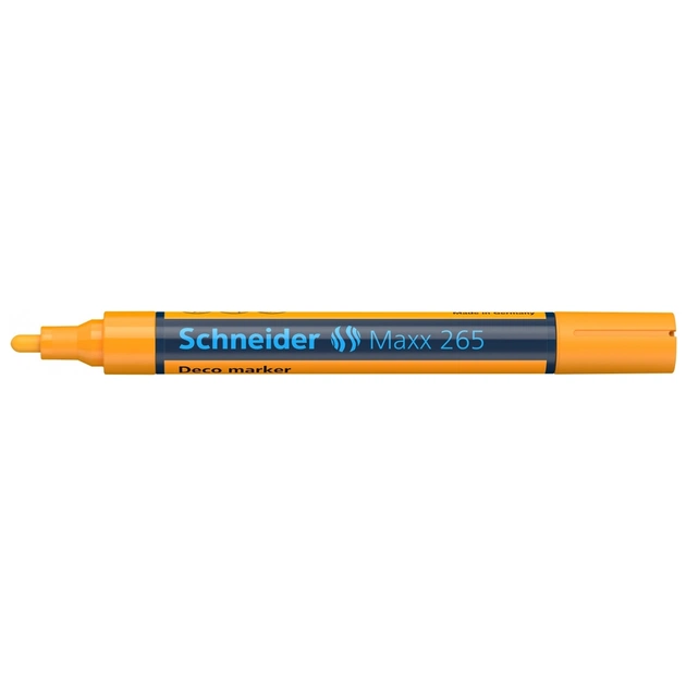 Маркер Schneider MAXX 265 меловой 2-3 мм, оранжевый (S126506) - изображение 1