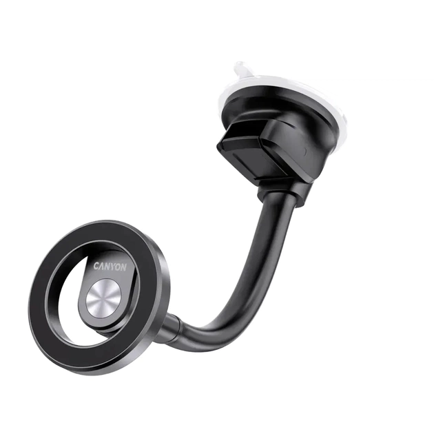 Універсальний автотримач Canyon Magnetic car holder OnGrip 12 suction + air vent Black (CNS-CCHM12) - picture 4