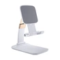 Подставка для планшета и телефона Knight Foldable Desk Mobile Phone Holder Stand (Plastic) White Essager (EZJZM-QSSJ02) - уменьшенное изображение 1