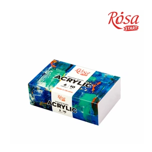 Акрилові фарби Rosa START COLOR 6 x10мл, (4823098530978) зображення 1