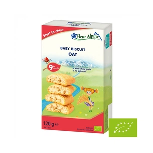 Дитяче печиво Fleur Alpine Вівсяне, 120 г (5412916941851) изображение 1