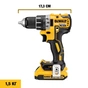 Шуруповерт DeWALT XR Li-Ion 18 В, 70 Нм, кейс + АКБ (DCD791NT+DCB183) - зменшене зображення 7