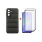 Чохол до мобільного телефона Dengos Kit Samsung Galaxy A36 Soft + 2 pcs glass (Black) (DG-CTG2P-13) - зменшене зображення 1