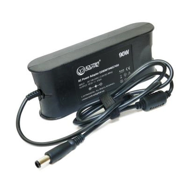 Блок живлення до ноутбуку Extradigital Dell 19.5V, 4.62A, 90W (7.4x5.0) (PSD3805) - picture 1