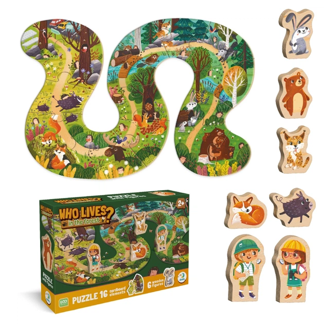 Пазл DoDo Хто живе в лісі? (300608) - picture 2