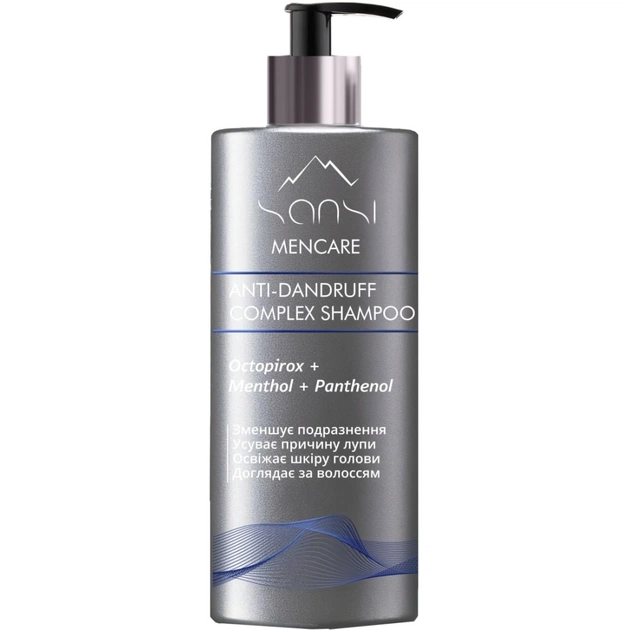 Шампунь Sansi ProfiCare Men Care Anti-Dandruff Complex Shampoo 400 мл (4823107608650) - изображение 1