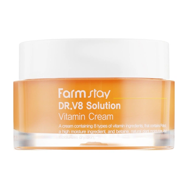 Крем для обличчя FarmStay DR.V8 Solution Vitamin Cream З вітамінами 50 мл (8809624723638) - изображение 1