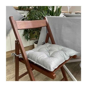 Подушка на стілець Прованс Сіра 40х40 (4823093429628) зображення 1