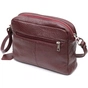 Сумка Grande Pelle Крос-боді з натуральної шкіри Бордова (11653) - зменшене зображення 2