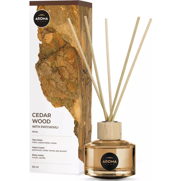 Аромадифузор Aroma Home Basic Line - Cedar Wood with Patchouli 50 мл (5907718927627) - зображення 1