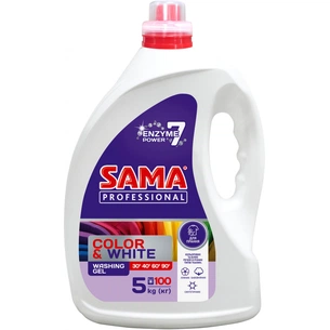 Гель для прання Sama Professional Color & White 5 л (4820020268824) зображення 1