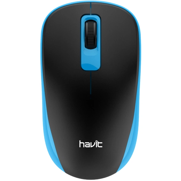 Мишка Havit HV-MS626GT Wireless Black-Blue (6939119005757) - зображення 1