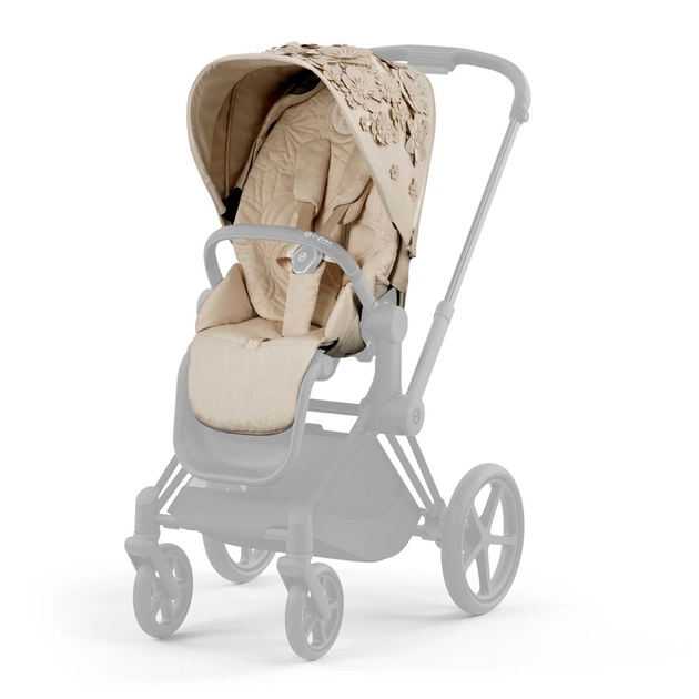 Набір текстилю для коляски Cybex Priam Simply Flowers Beige (521002829) - зображення 1