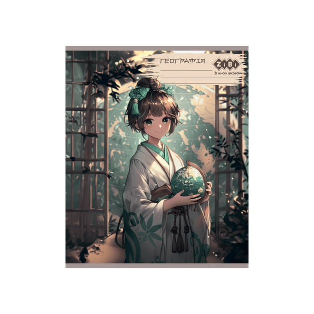 Зошит ZiBi набір учнівських ANIME 48 аркушів клітинка 10 штук, 8 предметів (ZB.1704-99) - picture 7