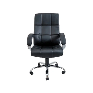 Офісне крісло Richman Аризона Хром М-1 чорне (IM0000039) зображення 1