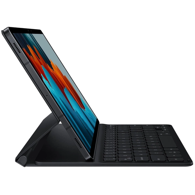 Чохол до планшета Samsung Book Cover Keyboard Slim Galaxy Tab S7 (T875) Black (EF-DT630BBRGRU) - зображення 8