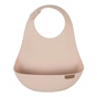 Нагрудничок Lovi Nude силіконовий, бежевий (51/031_pin) - зменшене зображення 2