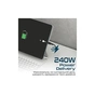 Дата кабель USB-C to USB-C 1.0m Promate (powerbolt240-1m.black) - зменшене зображення 3