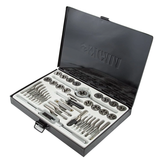 Набор метчиков и плашек Sigma 40 предм., металлический кейс (1643251) - изображение 3