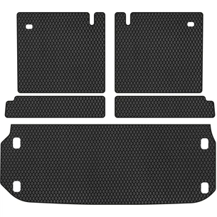 Килимок в багажник EVAtech Nissan Pathfinder (R52) 2014+ 4 поколін (NS3191BE5RBB) зображення 1