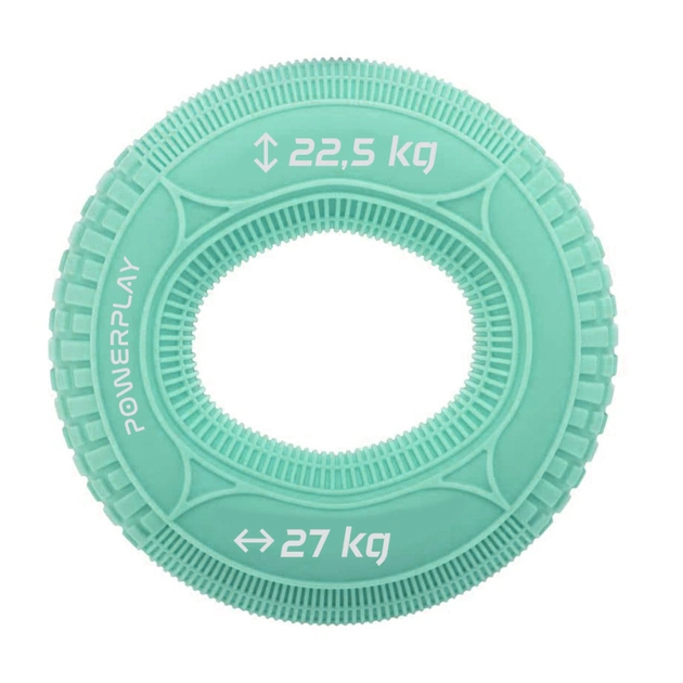 Еспандер PowerPlay PP-4330 Hand Grip Loops Large 22.5-27 кг М'ятний (PP_4330_Mint_(22.5-27kg)) - изображение 1