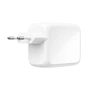 Зарядний пристрій Belkin 2xUSB-C 67W GaN PD3.2 PPS + built-in cable USB-C 1.0m white (WCH022KQWH) - зменшене зображення 16