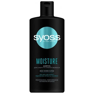 Шампунь Syoss Moisture з водою клена Каїде для сухого та слабкого волосся 440 мл (9000101290479) зображення 1