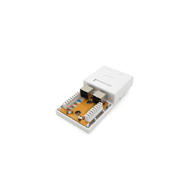 Комп'ютерна розетка RJ45x2 FTP, 8P8C, cat.5 Ritar (StR-FTP/8P8CRJ45-2 / 01994) - picture 4