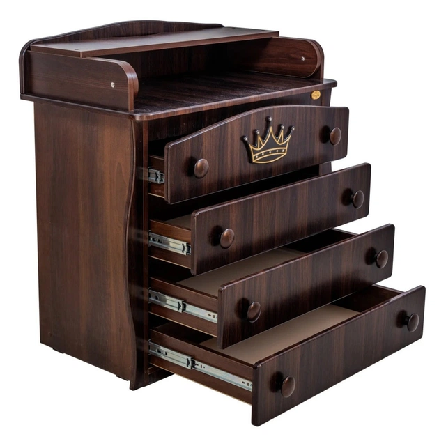 Комод-пеленатор Angelo Корона (горіх) 90х51х90 (19008) - picture 7