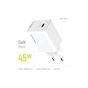 Зарядний пристрій ColorWay GaN Mini 45W PD Port PPS USB-C white (CW-CHS057PD-WT) - зменшене зображення 7