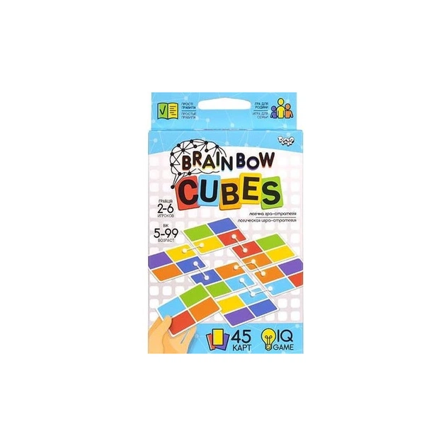 Настольная игра Danko Toys Brainbow Cubes (G-BRC-01-01) - изображение 1
