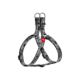 Шлея для собак WAUDOG Nylon з QR паспортом анатомічна "Темний лицар" L (0725-2011) зображення 1