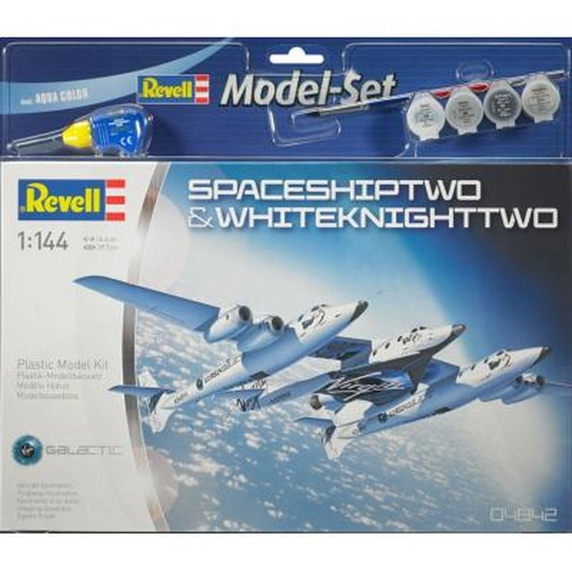 Збірна модель Revell Космічний корабель Spaceshiptwo & Carrier White Knight Two (64842) - зображення 1