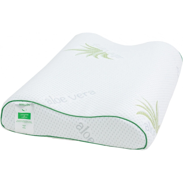 Подушка MirSon ортопедична 6017 Green nature Dorotea 58х40х10.5 (2200003261189) - изображение 1