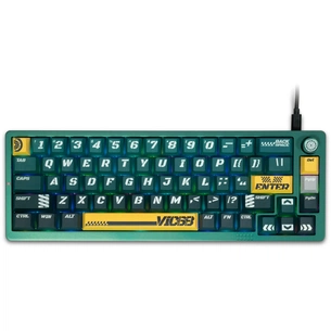Клавіатура Thunderobot VIC68 TTC Ultra RGB King Magnetic Switch USB Parrot Green (6932066320188) зображення 1