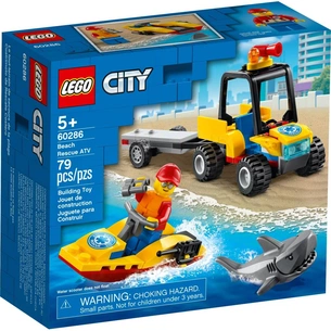 Конструктор LEGO City Great Vehicles Всюдихід пляжних рятувальників 79 деталей (60286) зображення 1