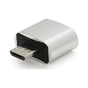 Перехідник USB 2.0 AF to Micro 5P M OTG silver Voltronic (YT-AF/M) - зменшене зображення 1