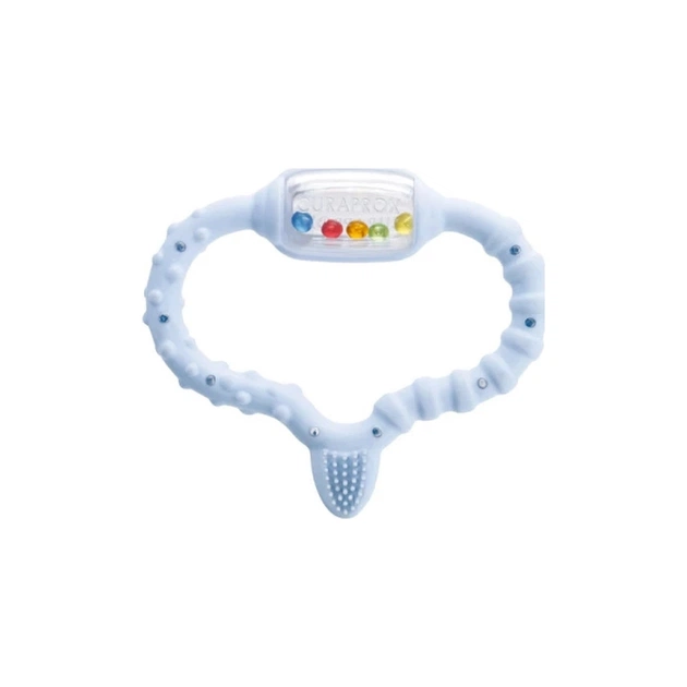 Прорізувач Curaprox стимулятор для прорізування тимчасових зубів, блакитн (Curababy boy) - picture 3