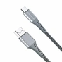 Дата кабель USB 2.0 AM to USB-C 1.2m Grey Grand-X (FC-12G) - зменшене зображення 3