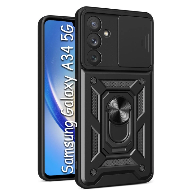 Чохол до мобільного телефона BeCover Military Samsung Galaxy A34 5G SM-A346 Black (709137) - зображення 1